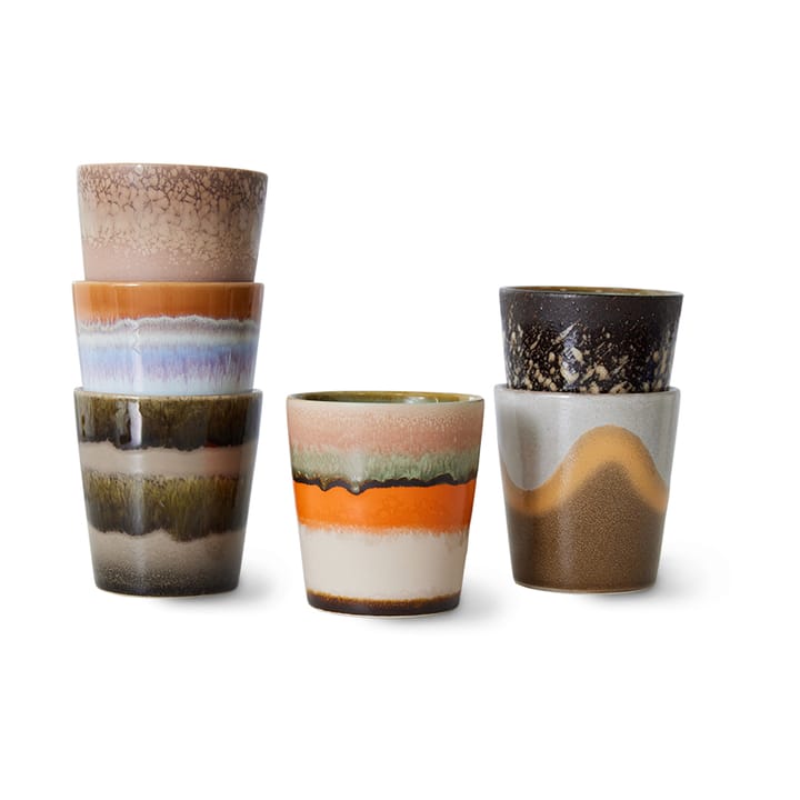 70's caneca 25 cl 6 unidades, Elements HKliving