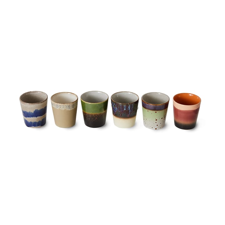 70's caneca 25 cl 6 unidades - Grounding - HKliving