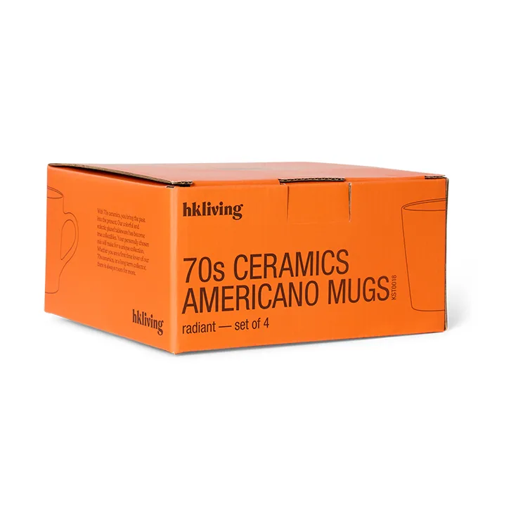 70's caneca para americano 26cl 4 unidades, Radiante HKliving