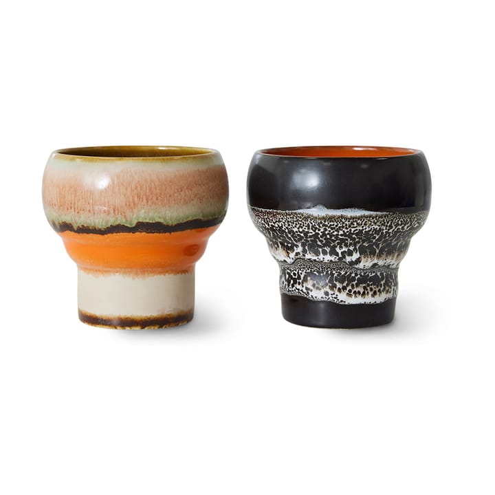 70's caneca para café longo 24 cl 2 unidades - Basalt - HKliving
