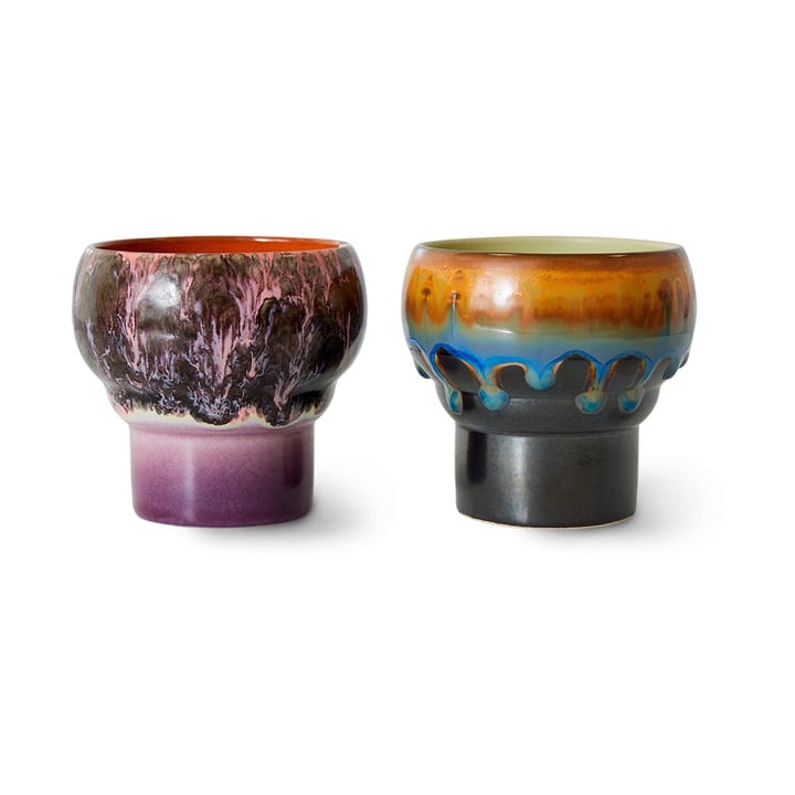 70's caneca para café longo 24 cl 2 unidades - Merge - HKliving