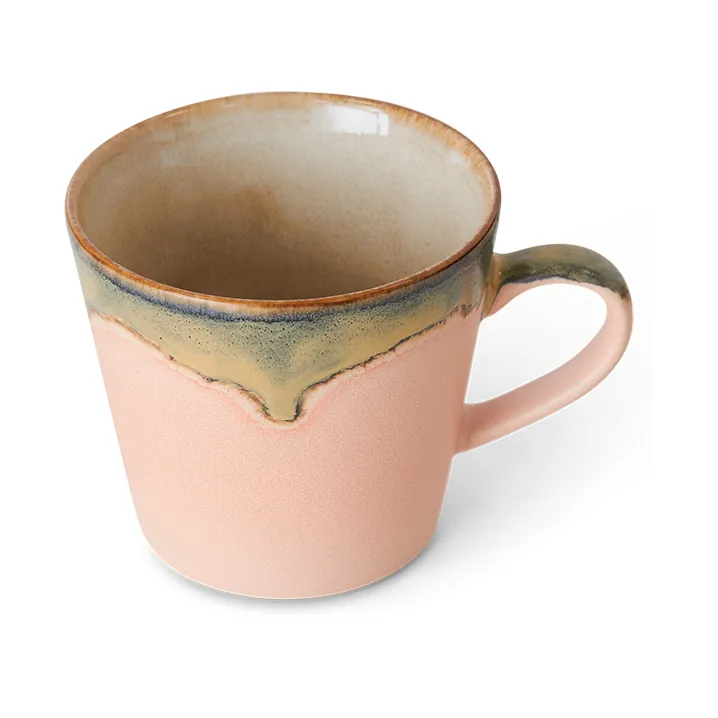 70's caneca para cappuccino 33 cl, Flor HKliving