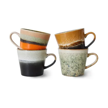 70's caneca para cappuccino 4 unidades - Verve - HKliving