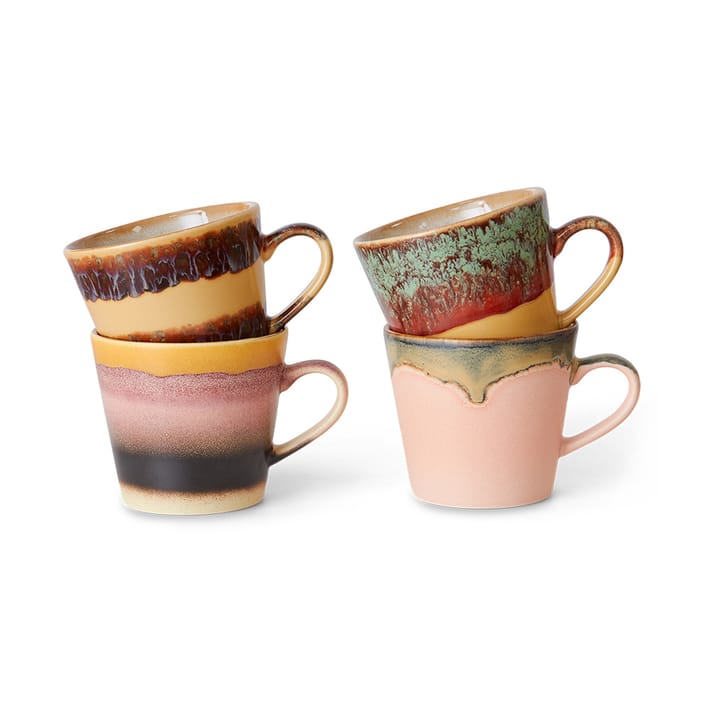 70's caneca para cappuccino 4 unidades - Vista - HKliving