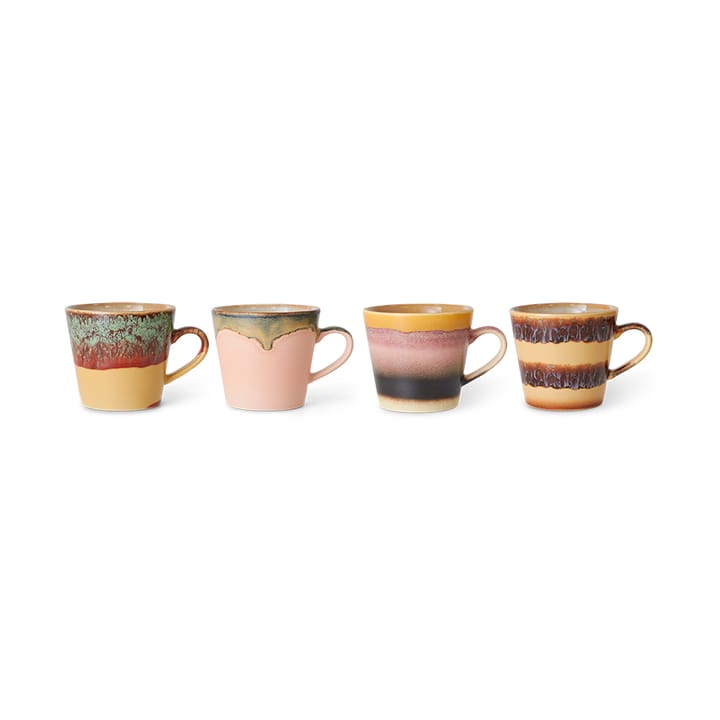 70's caneca para cappuccino 4 unidades, Vista HKliving