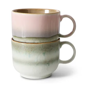 70's chávena 42,5 cl 2 peças - Nova - HKliving