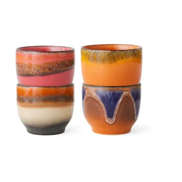 70's chávenas 25 cl 4 unidades - Java - HKliving