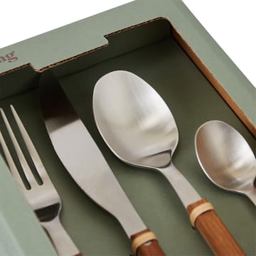 70's conjunto de talheres 16 peças - Madeira - HKliving