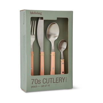 70's conjunto de talheres 16 peças - Pêssego - HKliving