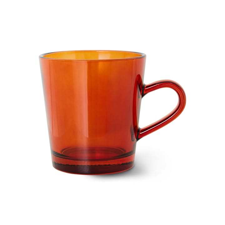 70's copo de café Glassware 20 cl 4-peças, Castanho Âmbar  HKliving