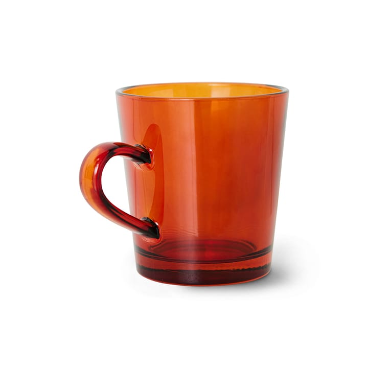 70's copo de café Glassware 20 cl 4-peças, Castanho Âmbar  HKliving