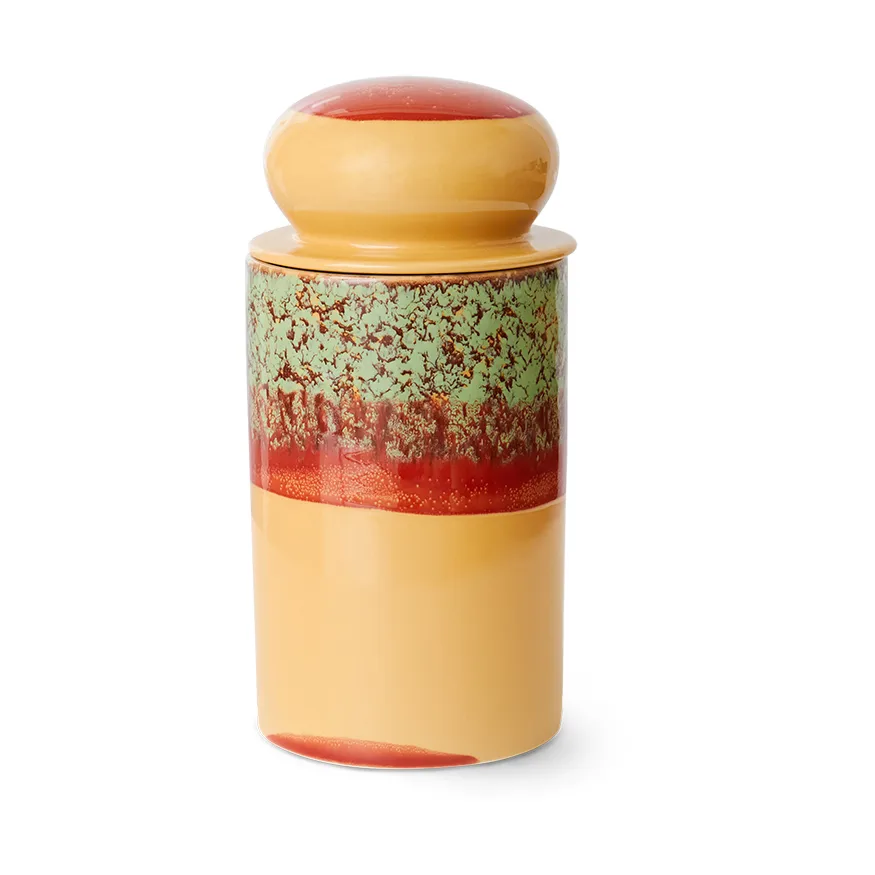 70's jarra de cerâmica para armazenamento Ø11x22,5 cm, Enseada HKliving