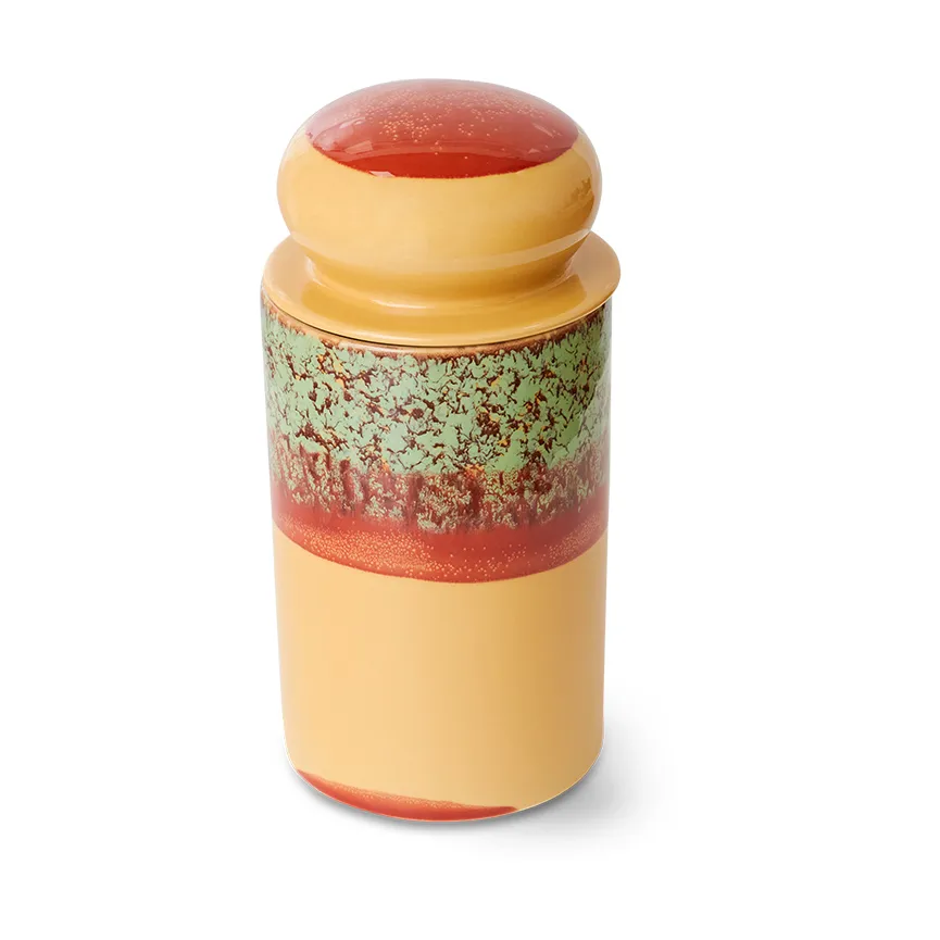 70's jarra de cerâmica para armazenamento Ø11x22,5 cm, Enseada HKliving