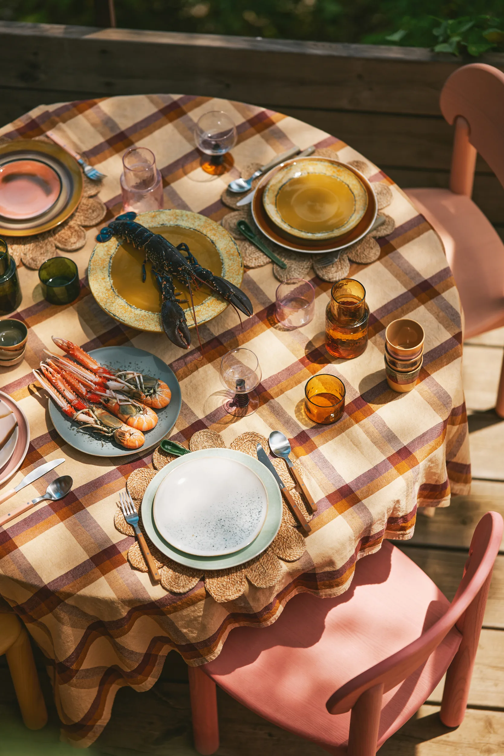 70's prato Ø 27,5 cm 2 unidades, Palmeiras HKliving