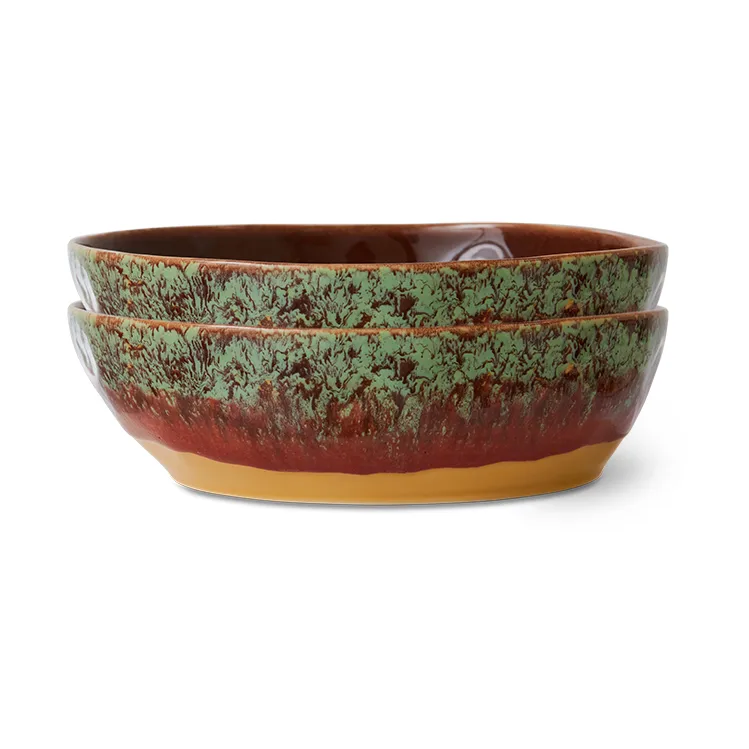 70's prato de massa Ø19,5 cm 2 unidades, Enseada HKliving