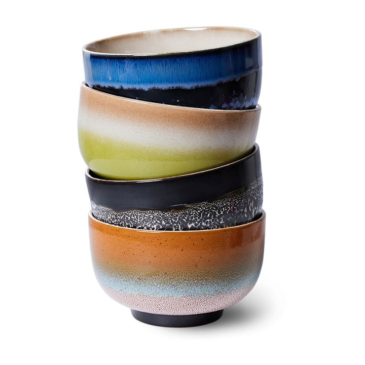 70's tigela Ø13.5 cm 4 unidades - Groovy - HKliving