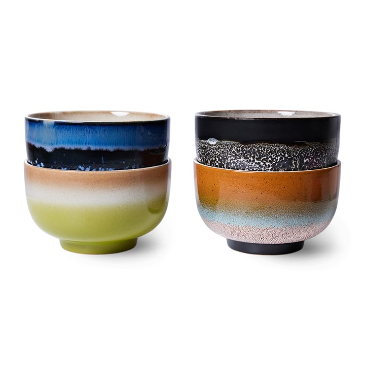 70's tigela Ø13.5 cm 4 unidades, Groovy HKliving