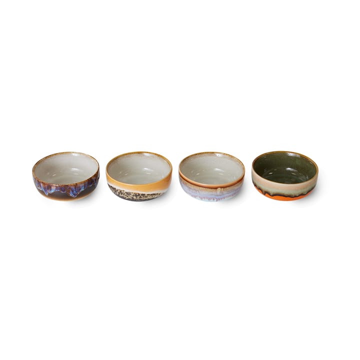 70's tigela de petiscos 4 unidades, Crystal HKliving