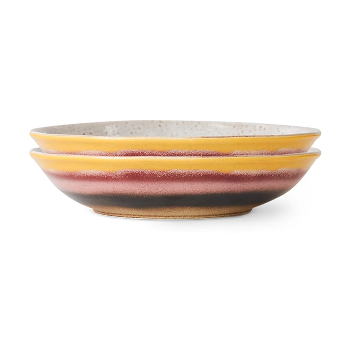 70's tigela para caril  21,7x21 cm 2 unidades - Hibisco - HKliving