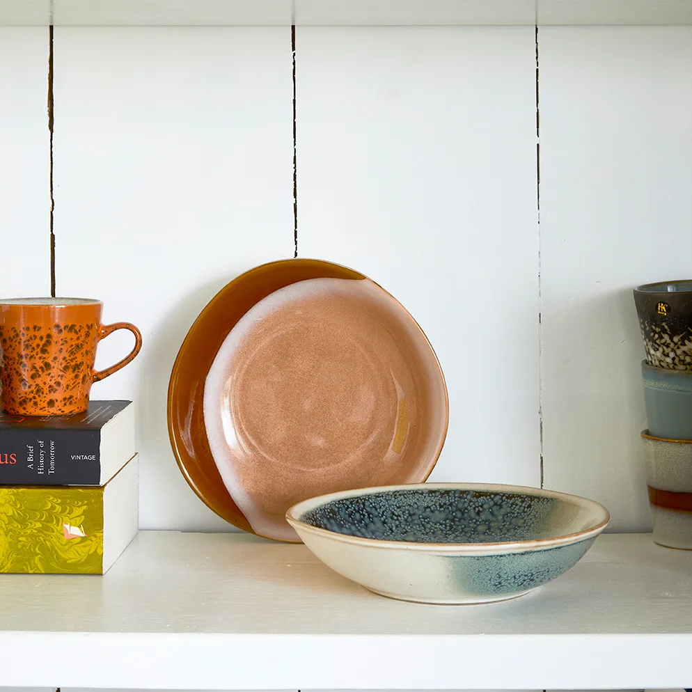 70's tigela para caril  21,7x21 cm 2 unidades, mist HKliving