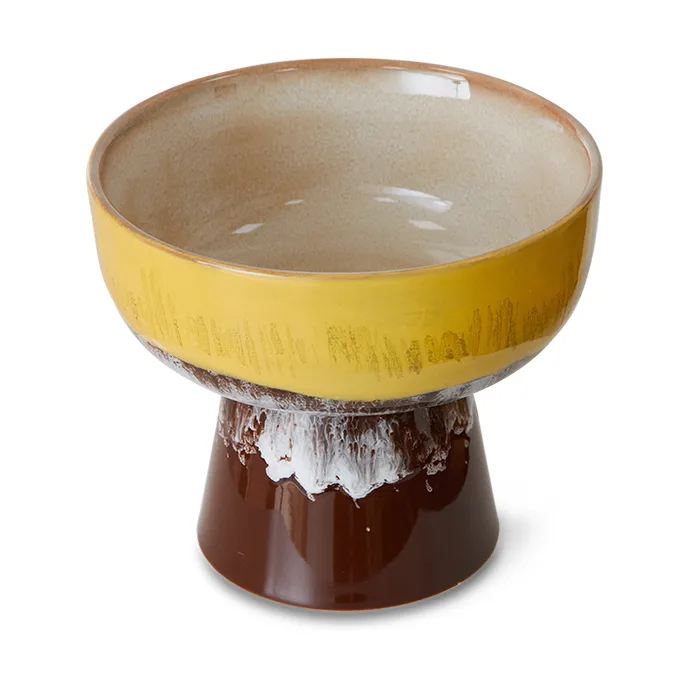 70's tigela para petiscos com base L Ø12,5x11 cm, Ribeirão HKliving