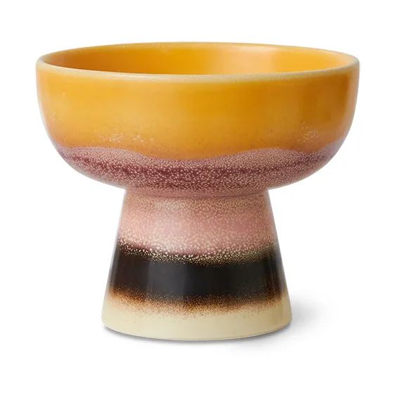 70's tigela para petiscos com base S Ø11x9,5 cm, Sombra do sol HKliving