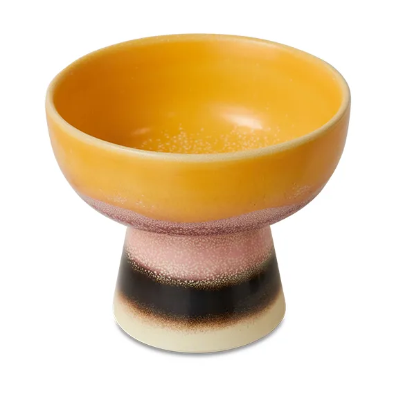 70's tigela para petiscos com base S Ø11x9,5 cm, Sombra do sol HKliving