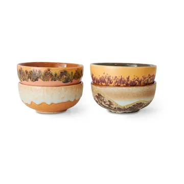 70's tigela pequena 4 unidades - Marinho - HKliving