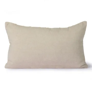 Almofada com linhas costuradas 30x50 cm - cream-natural - HKliving