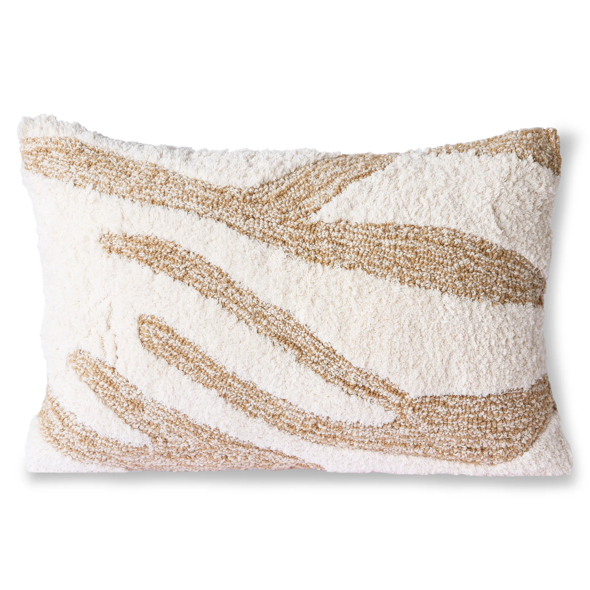 Almofada Fluffy 35x55 cm, branco-bege HKliving