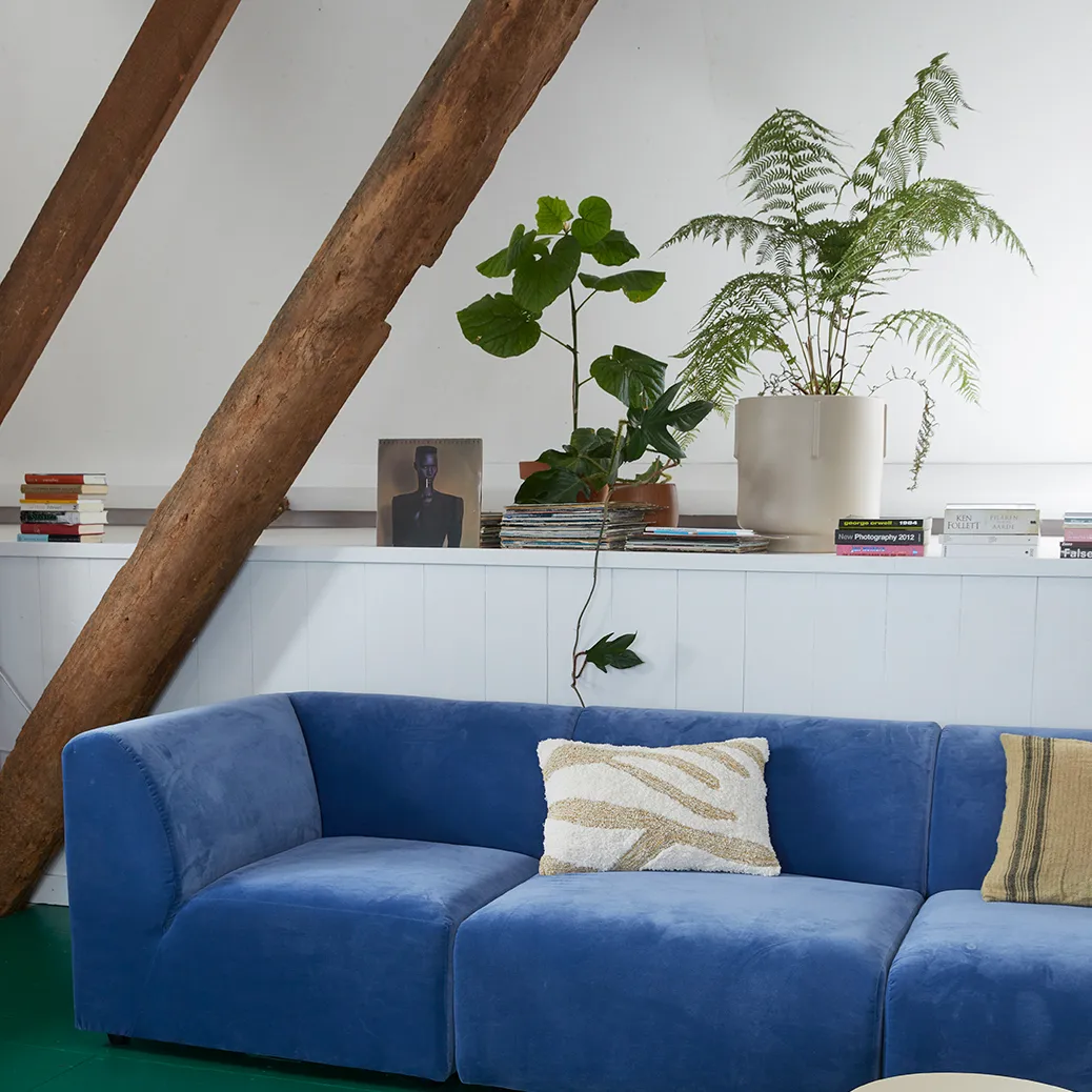 Almofada Fluffy 35x55 cm, branco-bege HKliving