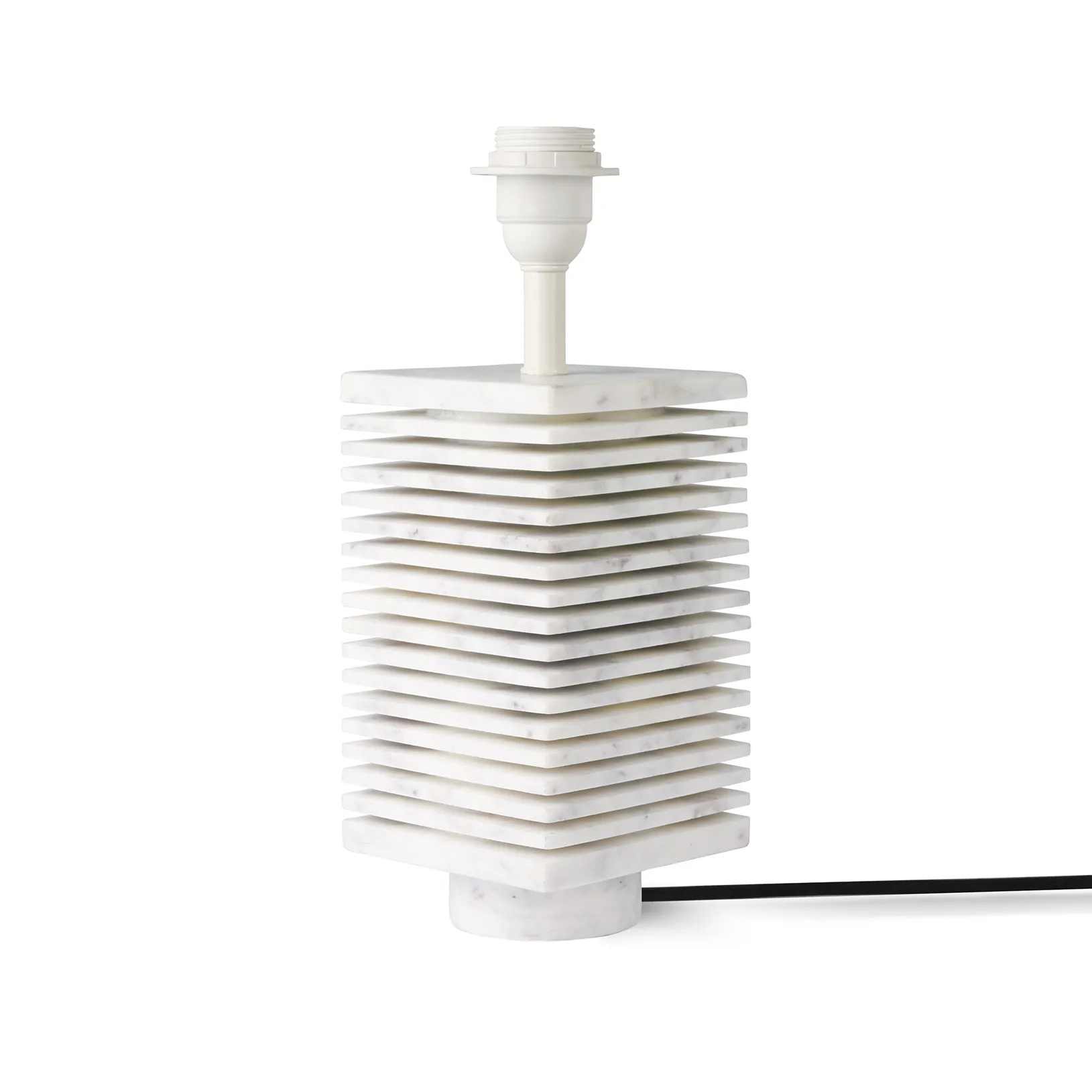 Base de candeeiro Ribbed, branco HKliving