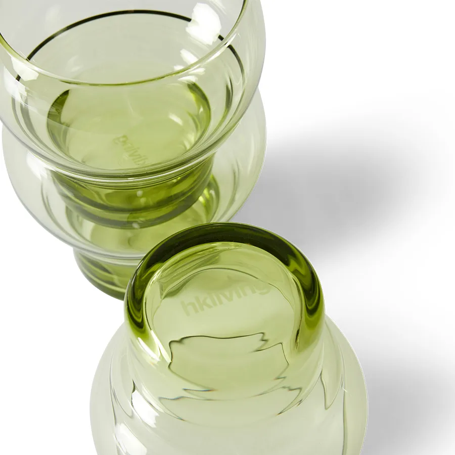 Copo Bulb 70's 27 cl, 4 un., Mint green HKliving