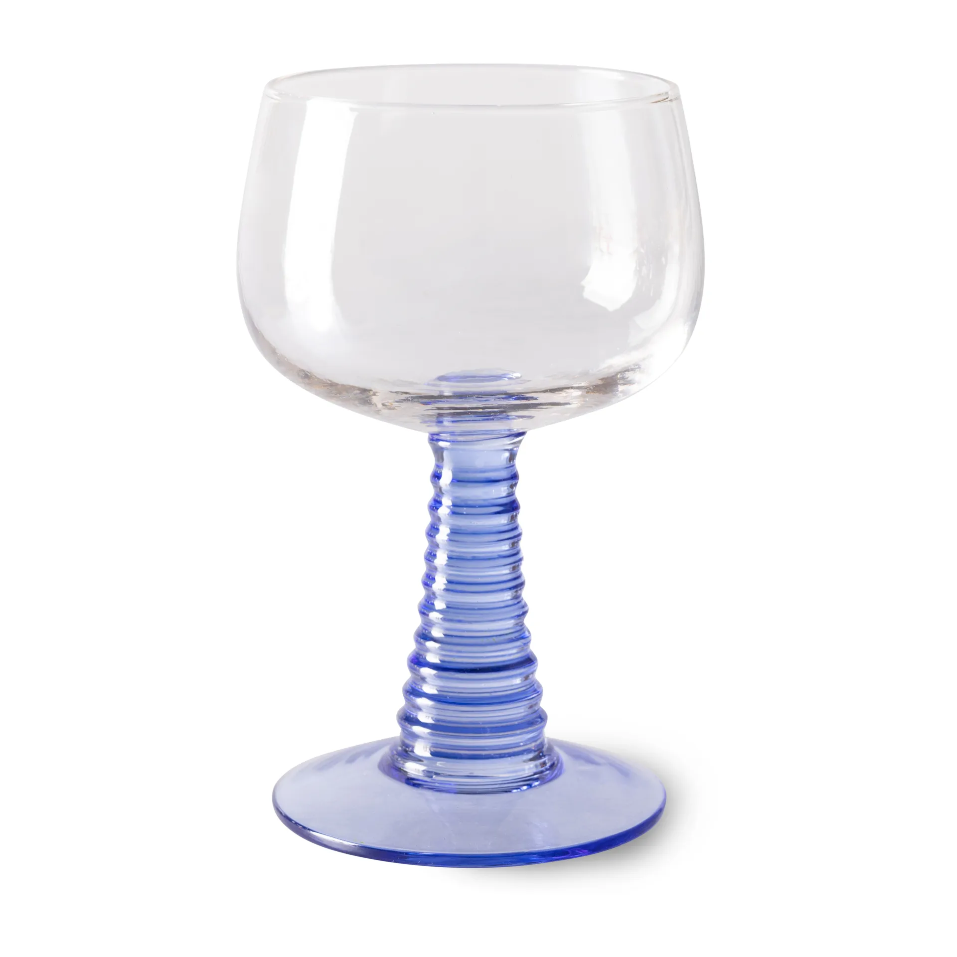 Copo de vinho alto Swirl, Azul HKliving