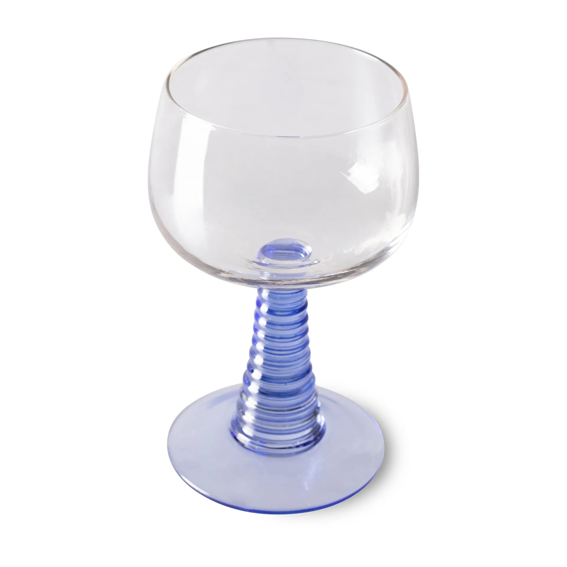 Copo de vinho alto Swirl, Azul HKliving
