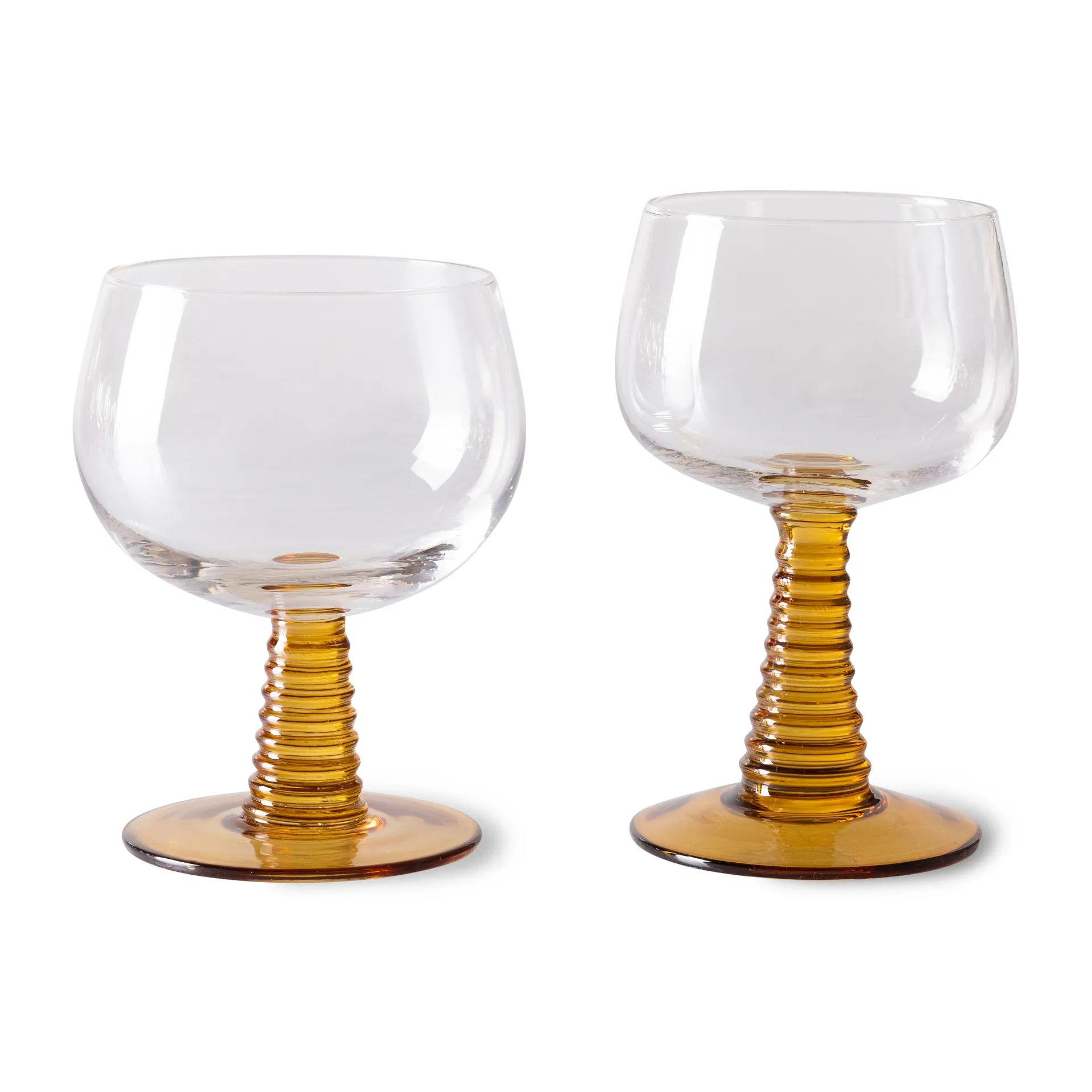 Copo de vinho alto Swirl, Ocre HKliving