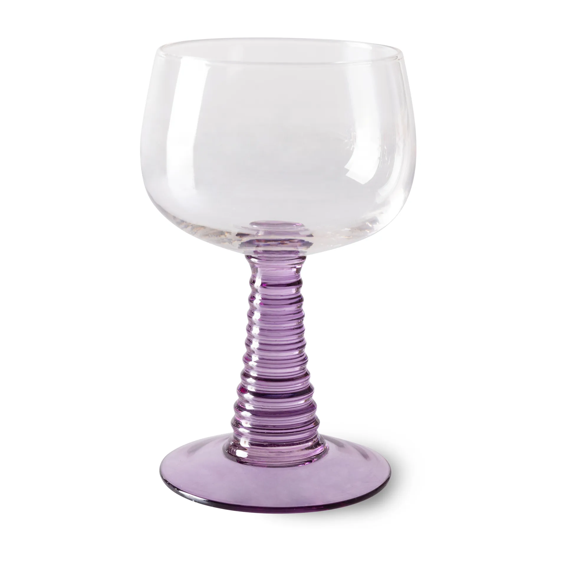 Copo de vinho alto Swirl, Roxo HKliving