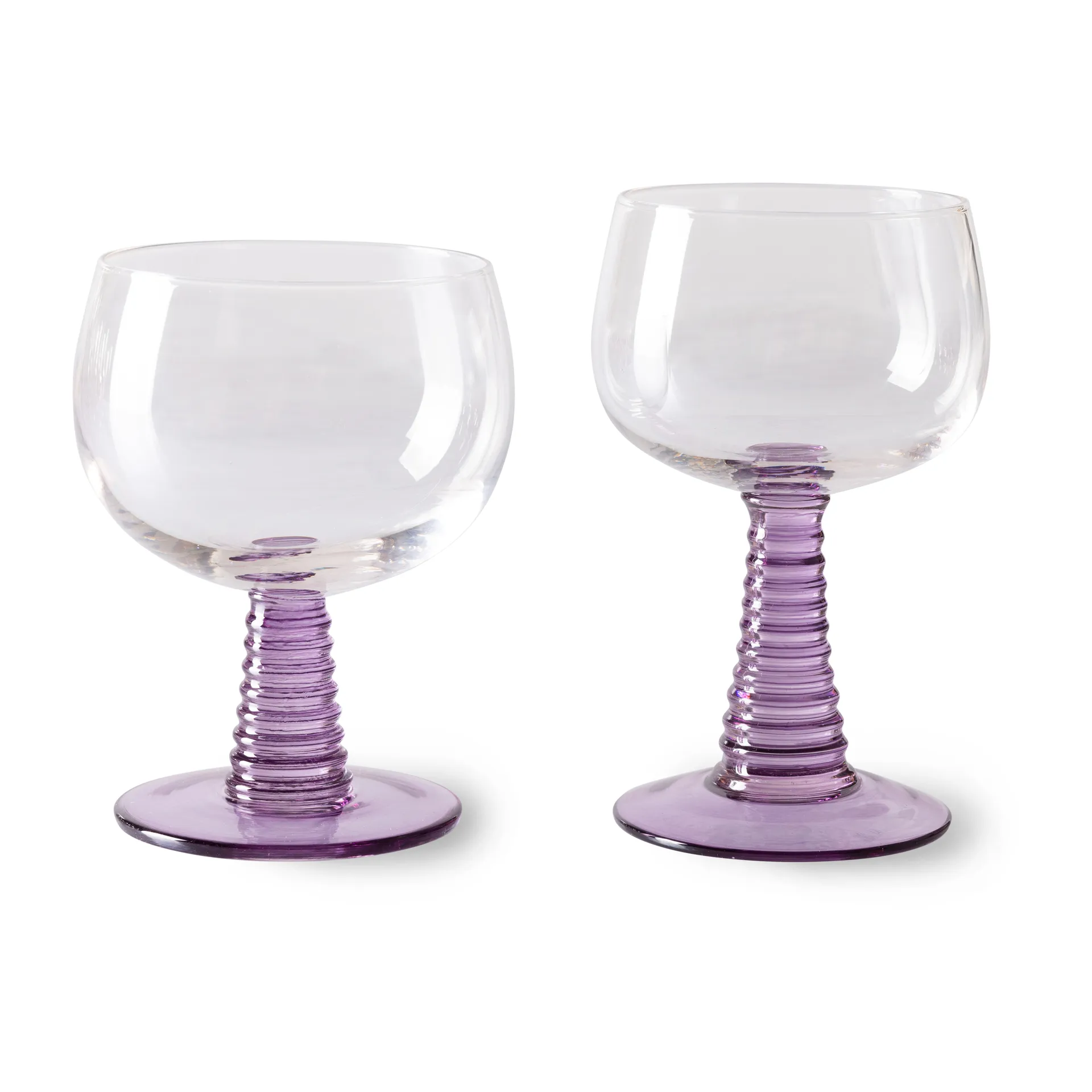 Copo de vinho alto Swirl, Roxo HKliving