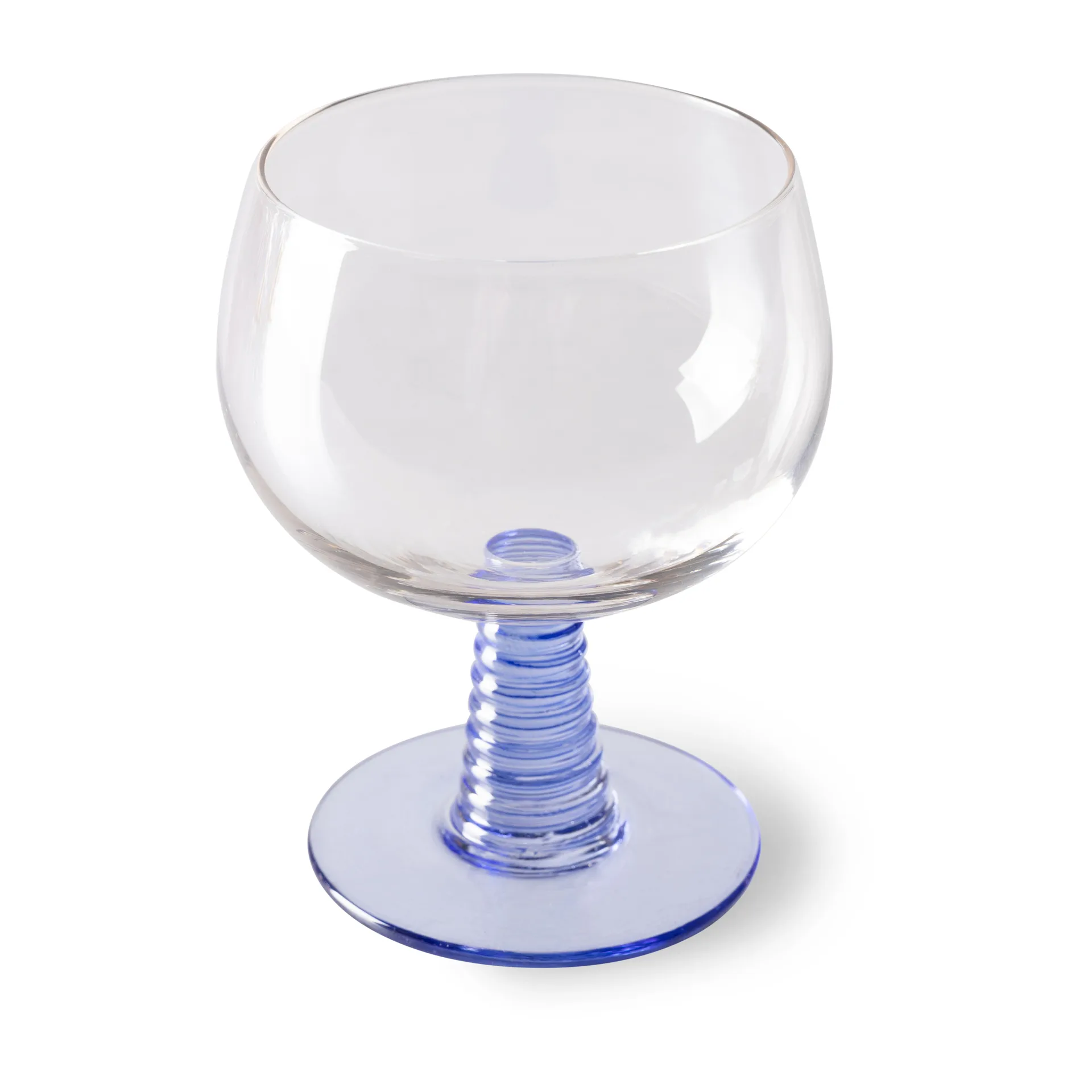 Copo de vinho baixo Swirl, Azul HKliving