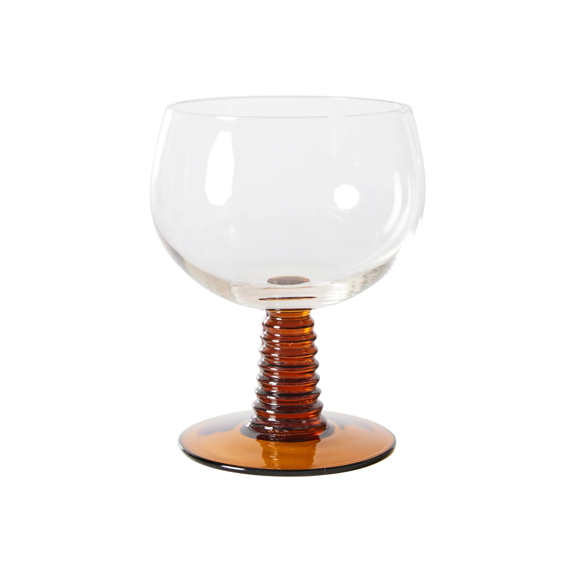 Copo de vinho baixo Swirl, Ocre HKliving