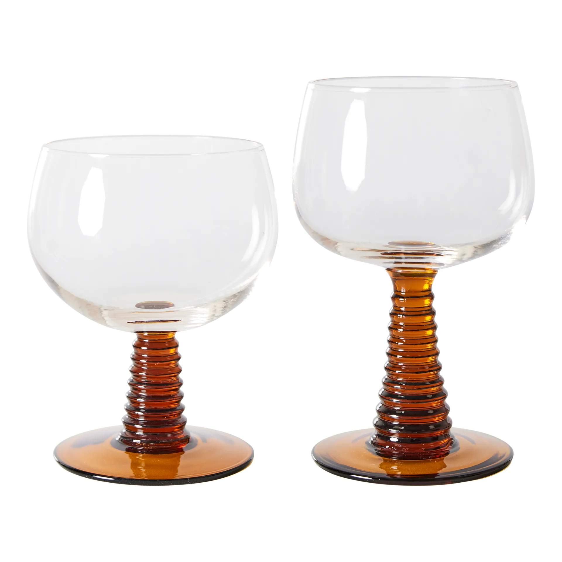 Copo de vinho baixo Swirl, Ocre HKliving
