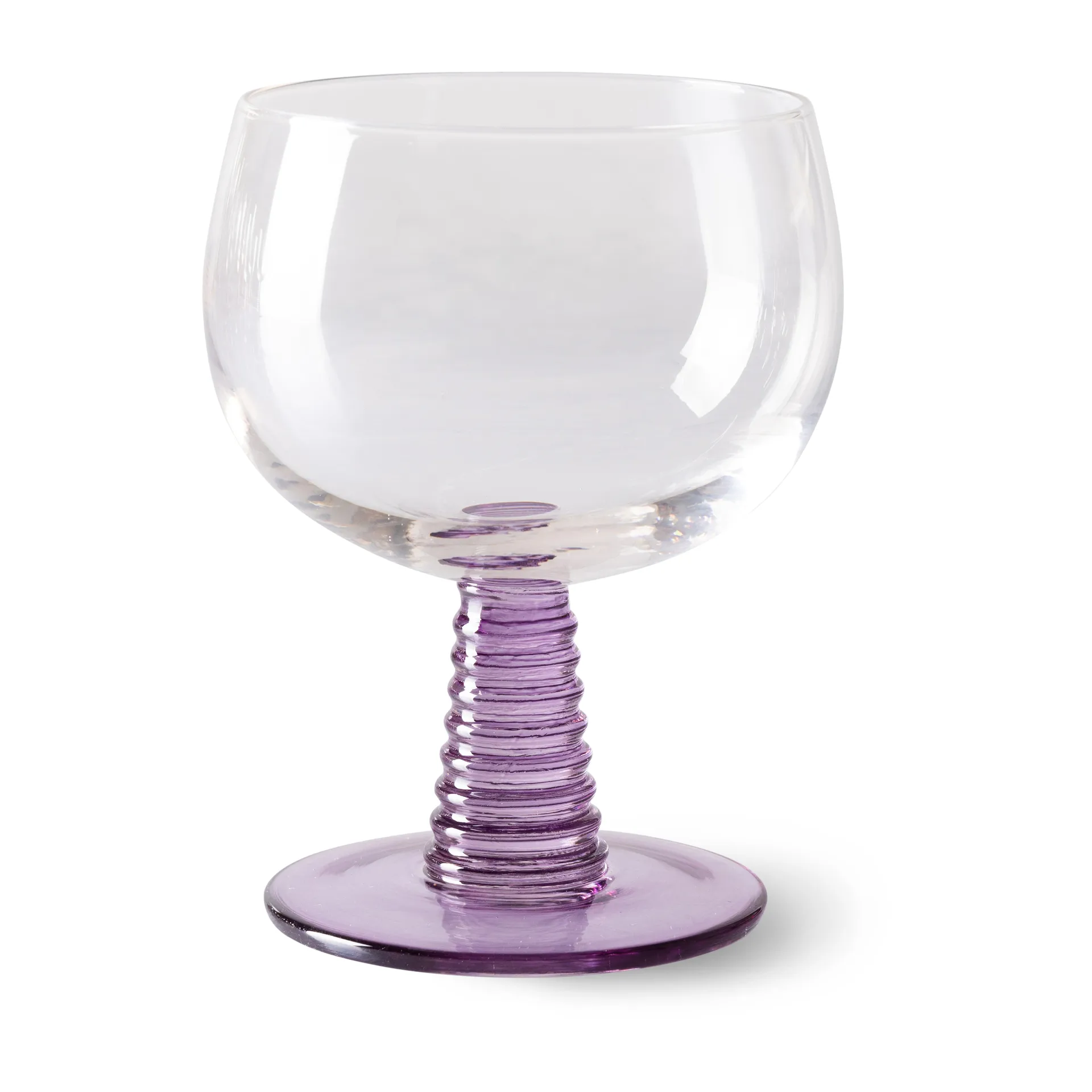 Copo de vinho baixo Swirl, Roxo HKliving