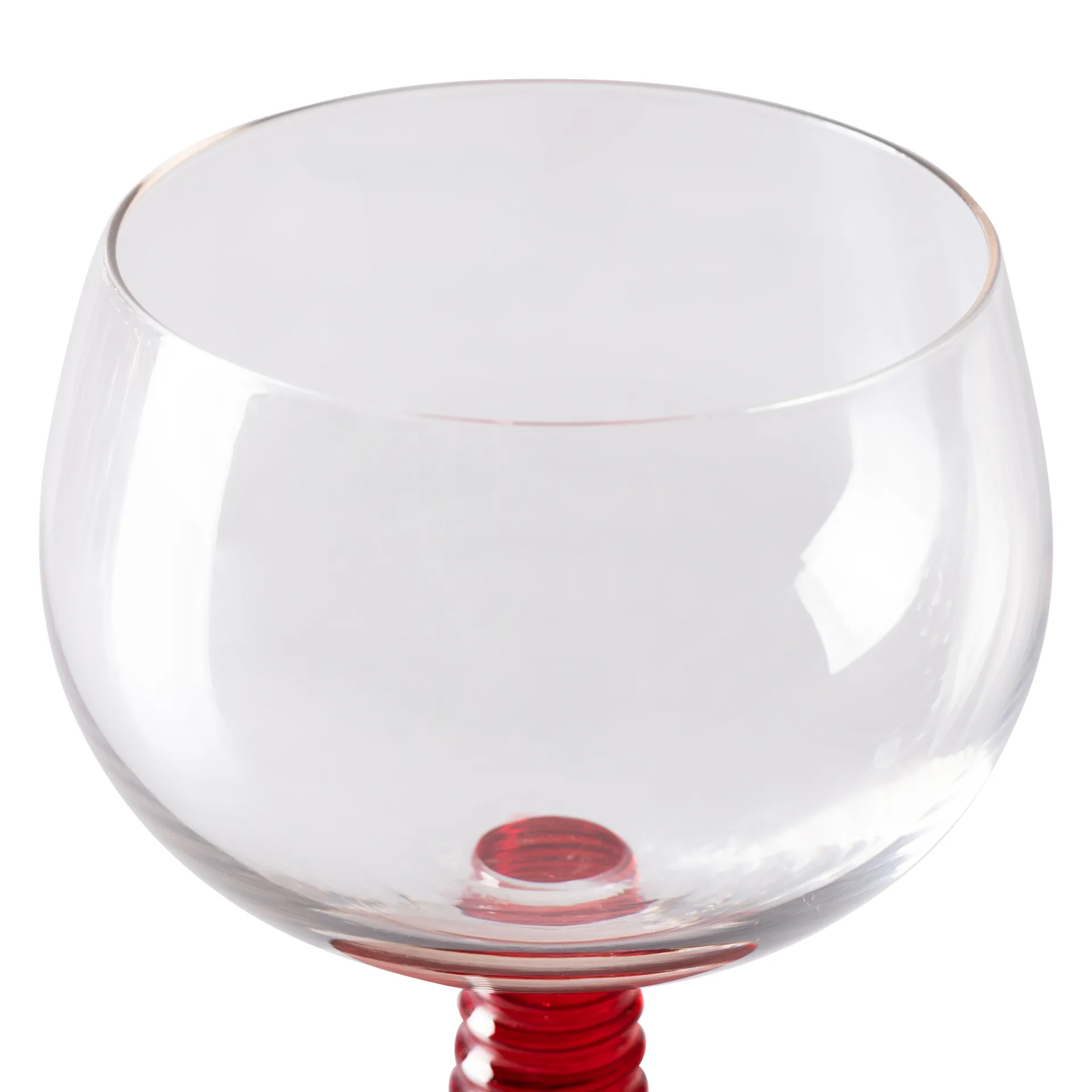 Copo de vinho baixo Swirl, Vermelho HKliving