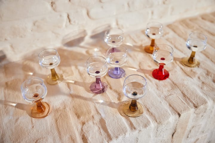 Copo de vinho baixo Swirl, Vermelho HKliving
