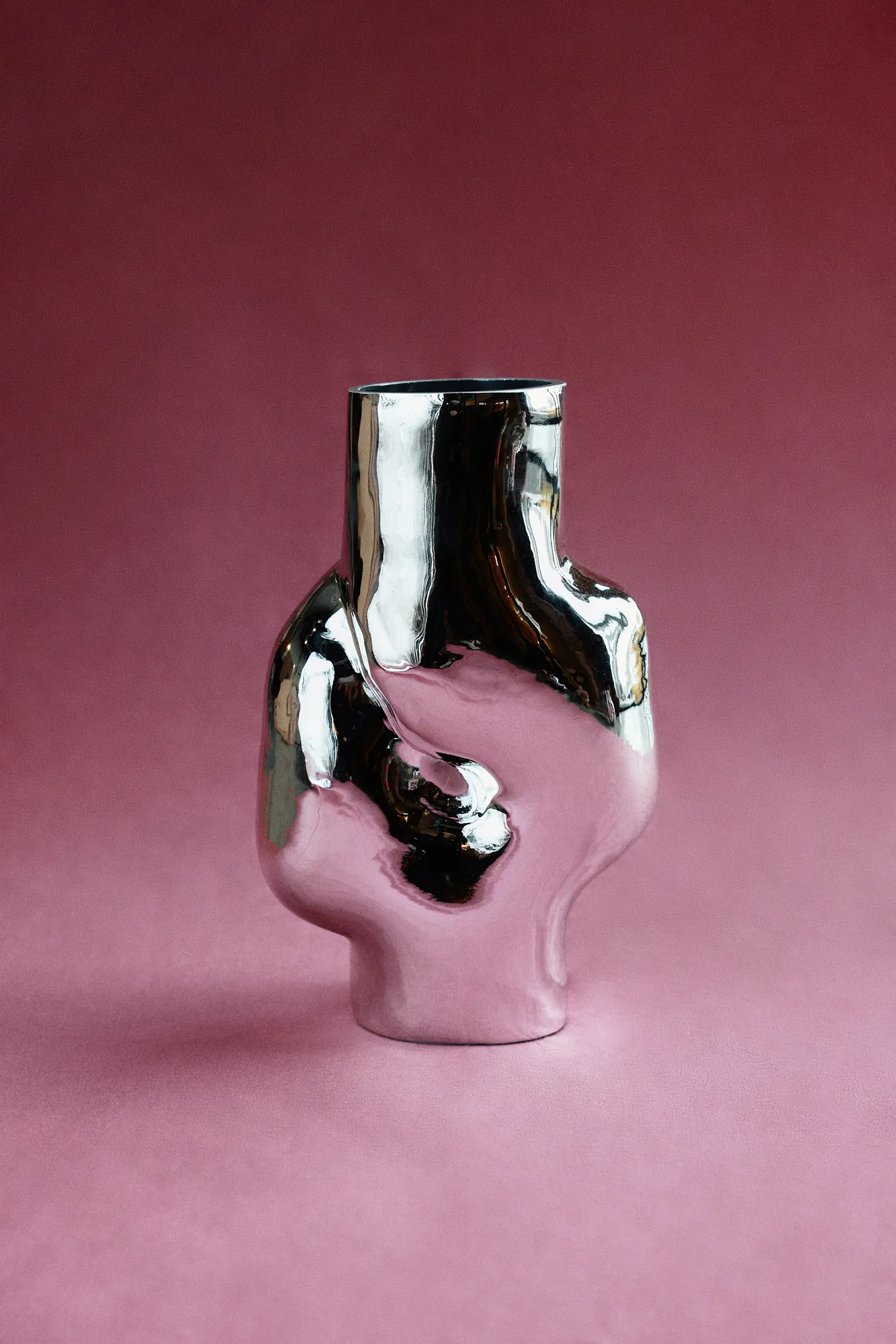 Gleam vaso alto, Chrome HKliving