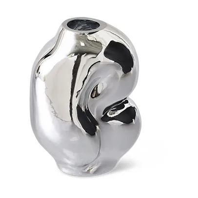 Gleam vaso pequeno, Chrome HKliving