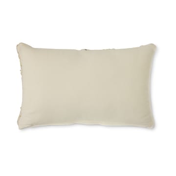 Natural almofada de lã às riscas 30x50 cm - Branco - HKliving