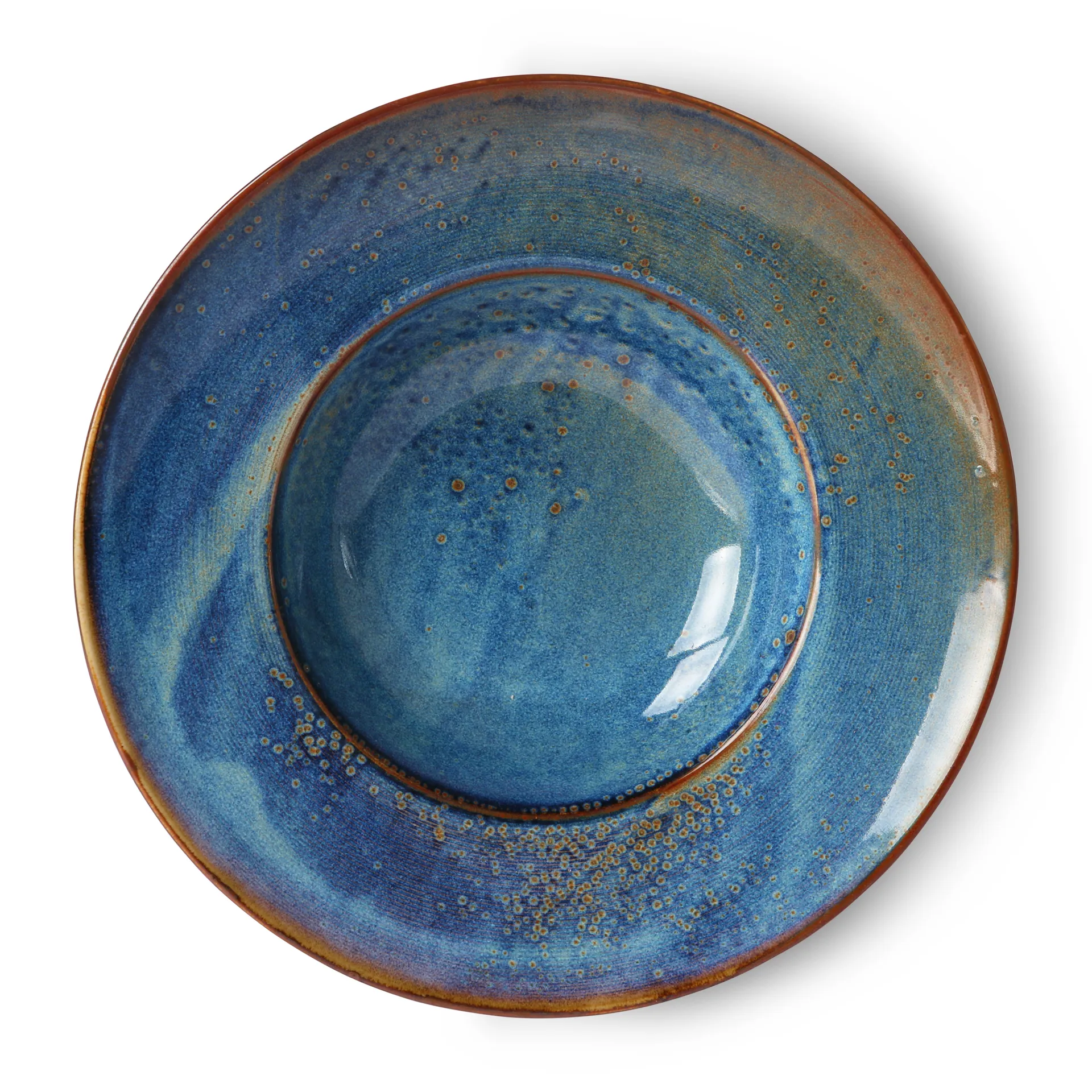 Prato para massas Home Chef Ø28,5 cm, rustic blue HKliving