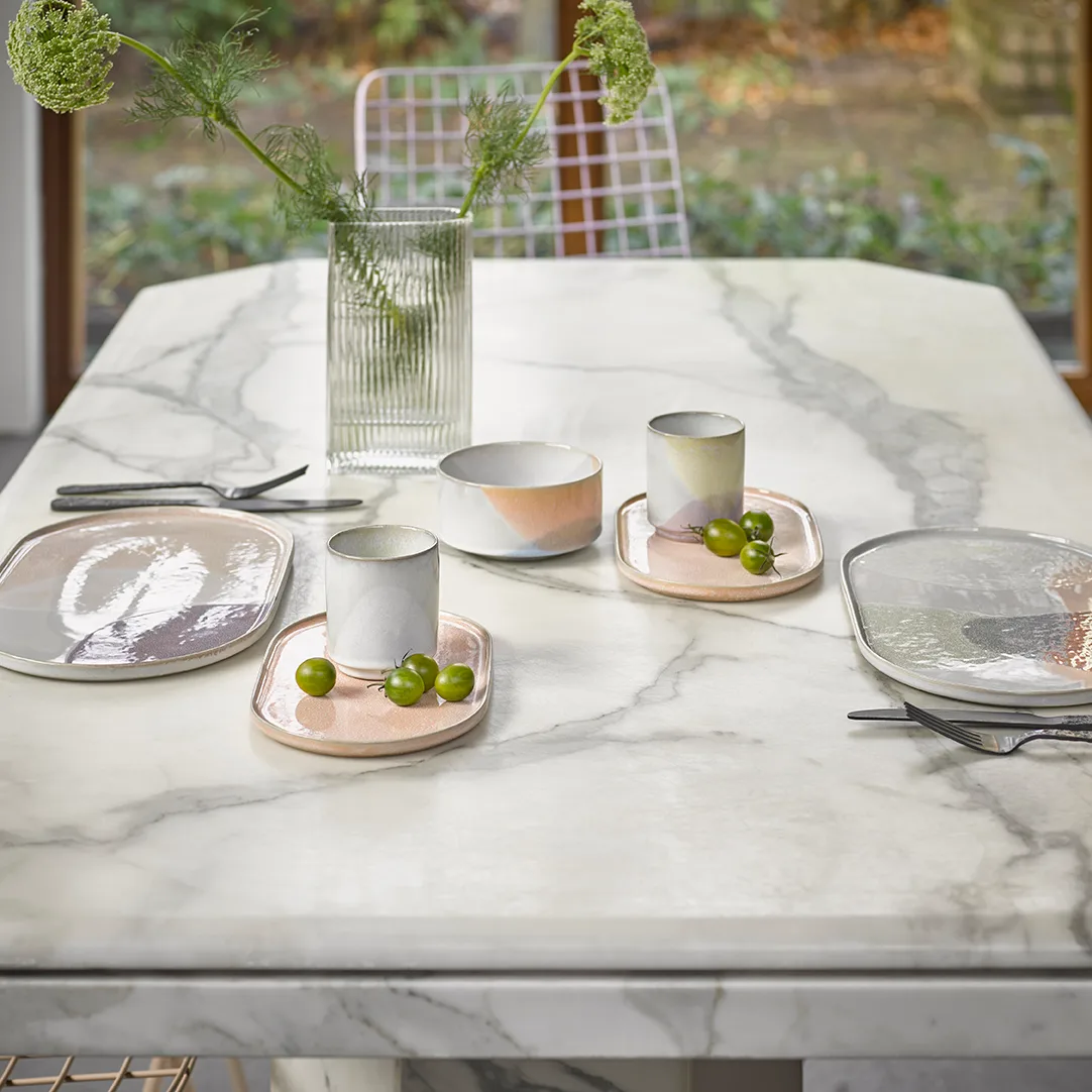 Prato pequeno oval Gallery ceramics, nude HKliving