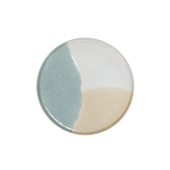 Prato pequeno redondo Gallery ceramics , menta/ creme HKliving